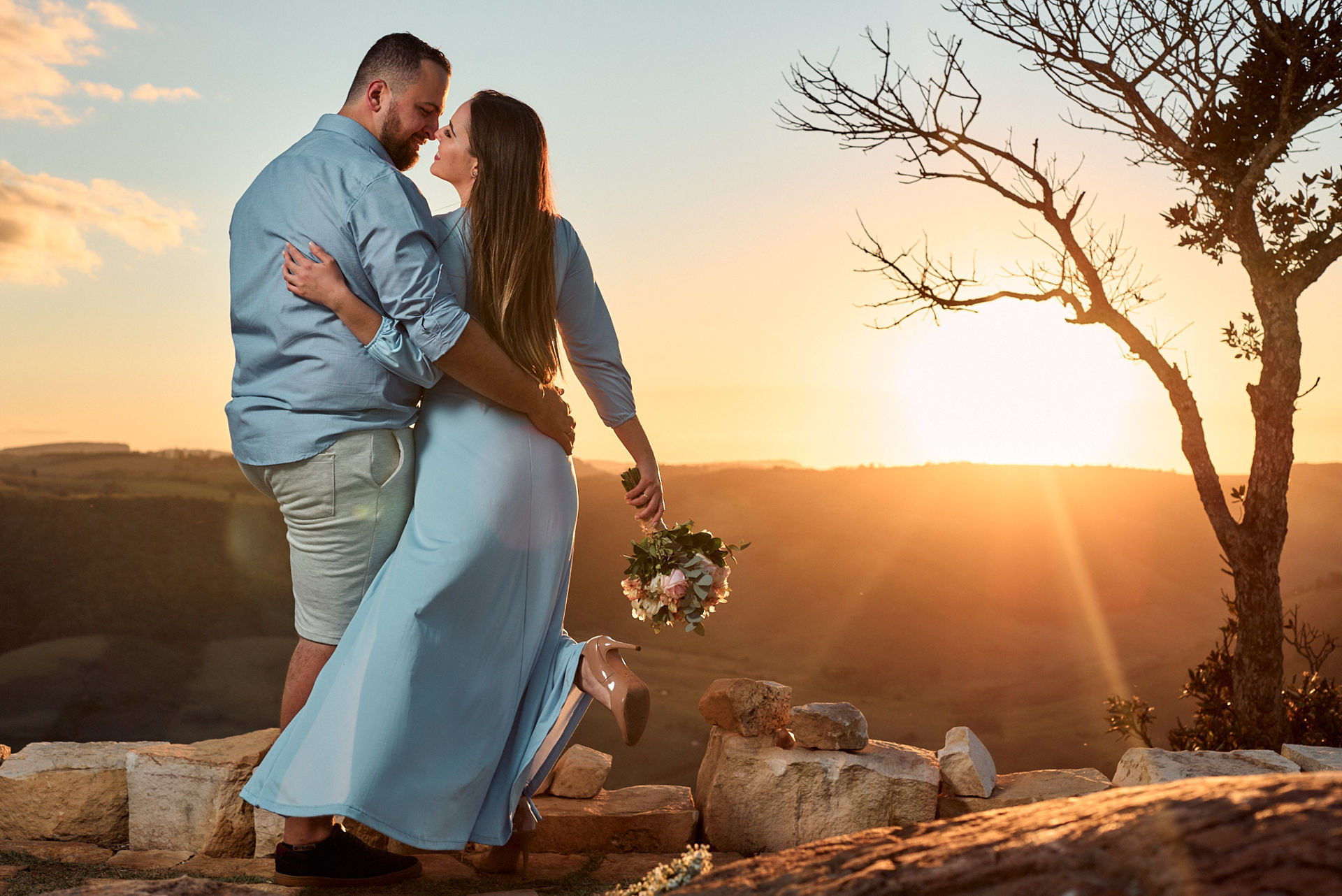 Foto Ensaio no Morro do Gavião - Gabriela & Breno - - Imagem 17