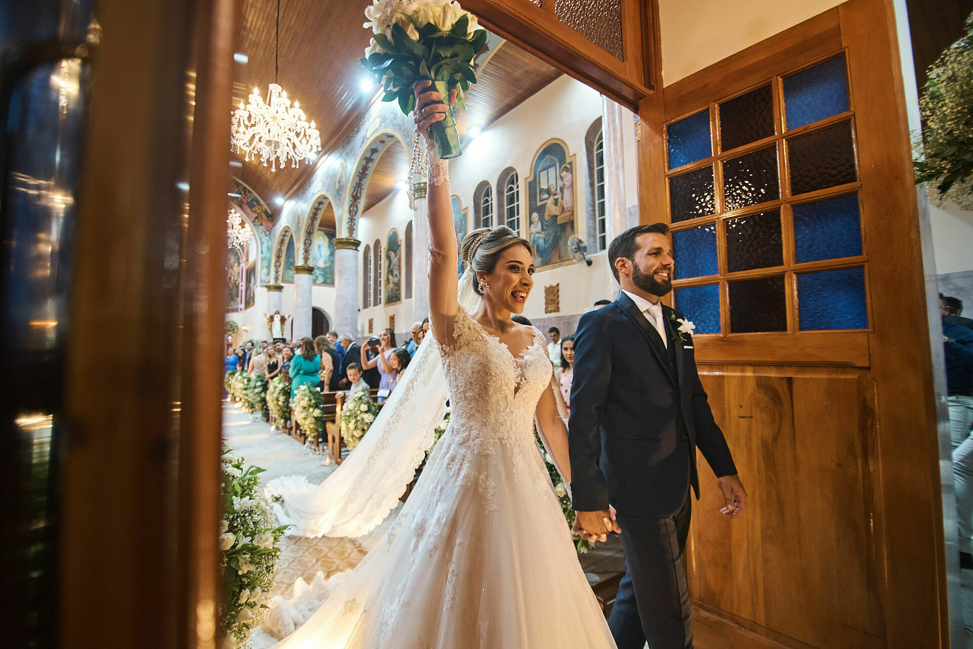 Foto Stefani e Herbi - Lindo casamento em Pirajuí - SP - Imagem 77